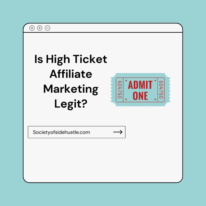 Is High Ticket Affiliate Marketing Legit? (Is It a Good Business Model?)